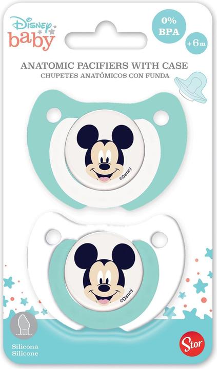 Image du produit Stor Sucette Mickey Mouse 6+ Mt. (2 x, 6 - 16 M.)
