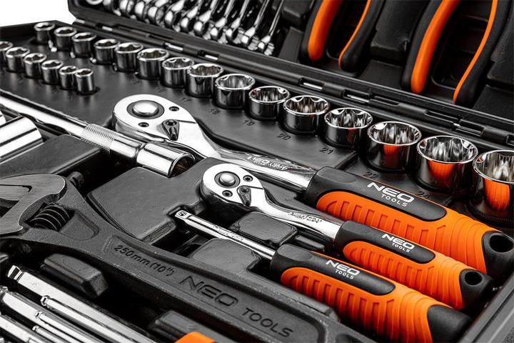 Produktbild Neo Handwerkzeugset 1/2", 1/4" (143 Stck.)