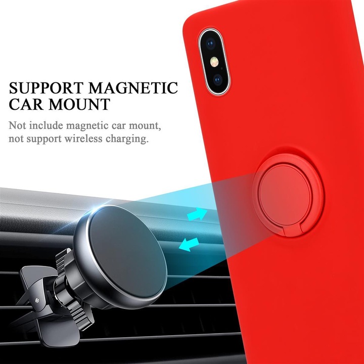 Actual product image Cadorabo TPU Liquid Ring Silicone Case Cover (Apple iPhone XS Max)