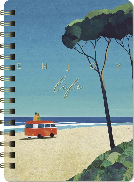 Produktbild Notizblock Summer (A5, Gepunktet, Liniert, Harter Einband)