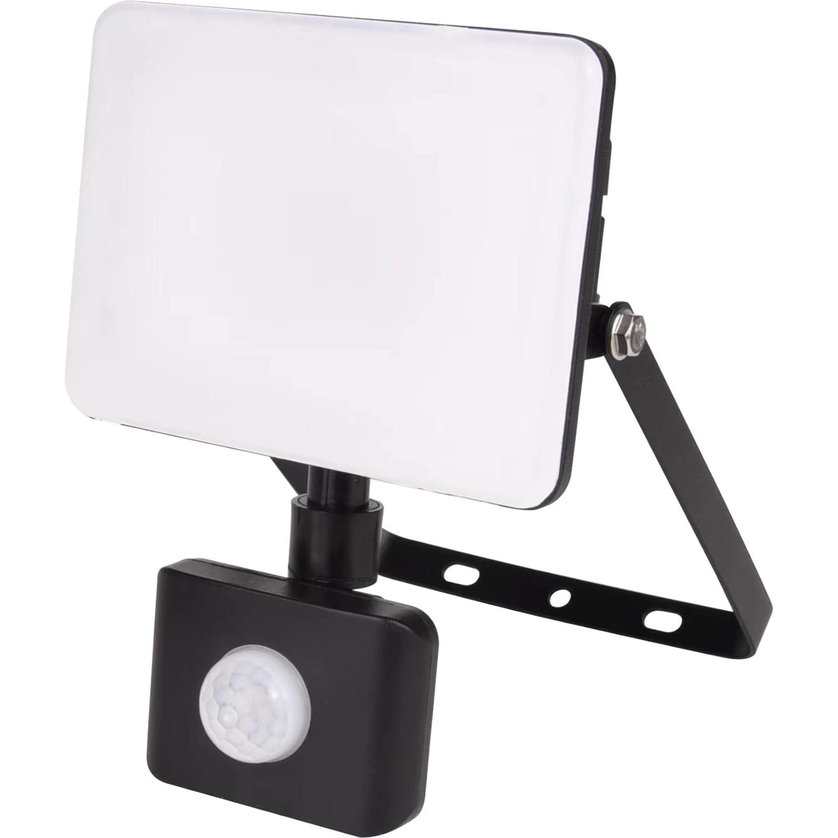 Luxula, Fassadenbeleuchtung, LED-Fluter mit Bewegungsmelder (2000 lm, IP44)