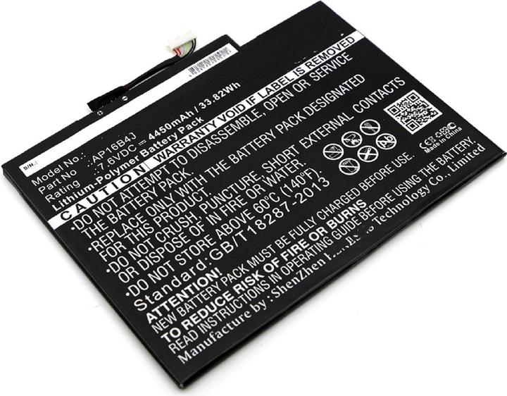 Produktbild AGI Akku kompatibel mit Acer Switch Alpha 12 SA5-271-594J (4450 mAh)