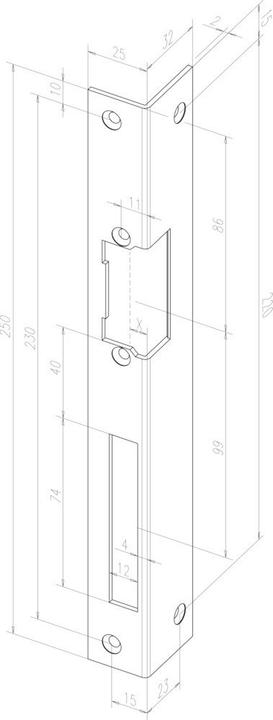 Actual product image effeff Door opener (Glass door, Indoor)