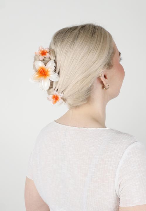 Produktbild Trisa Fashion Frangipani Set Haarklammern & Clip Orange 5 Stk (5 Stk.)