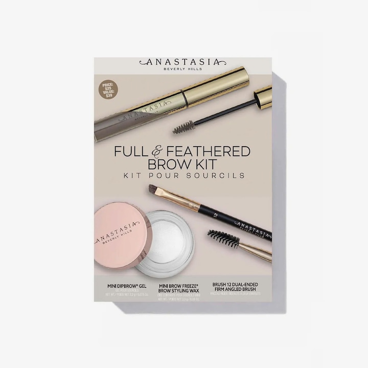 Immagine prodotto Anastasia Beverly Hills Kit sopracciglia piene e piumate - Marrone medio (Medium Brown)