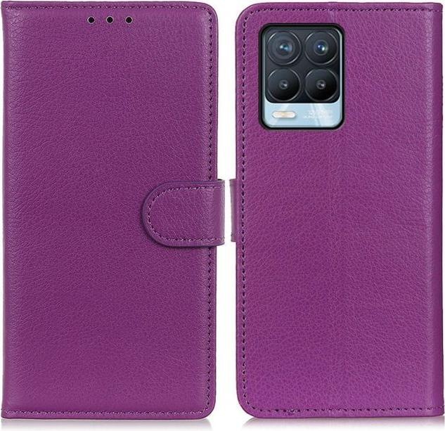 Produktbild MU Classic Litchi Leder Bookcover Series (Realme 8 Pro, realme 8)