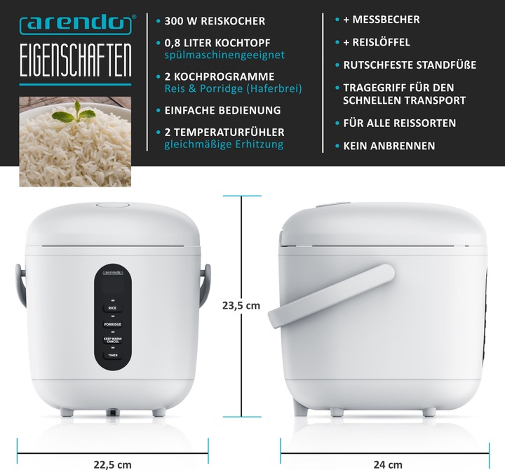 Produktbild Arendo Reiskocher