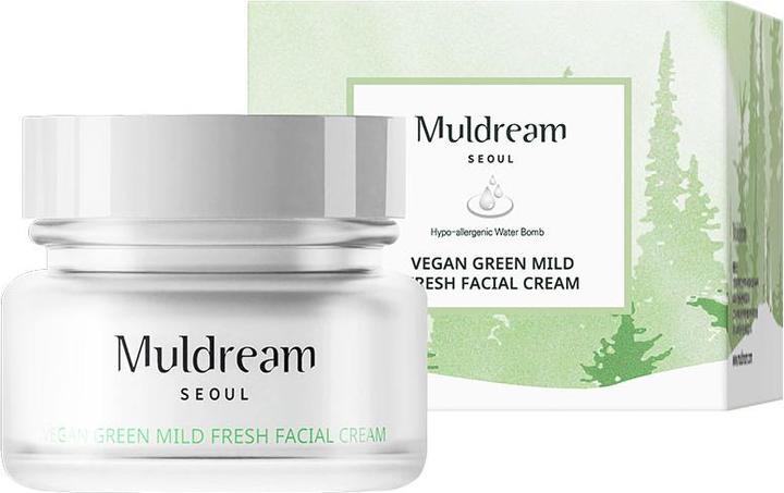Produktbild Muldream vegan green mild fresh facial cream (60 ml, 24h Creme)