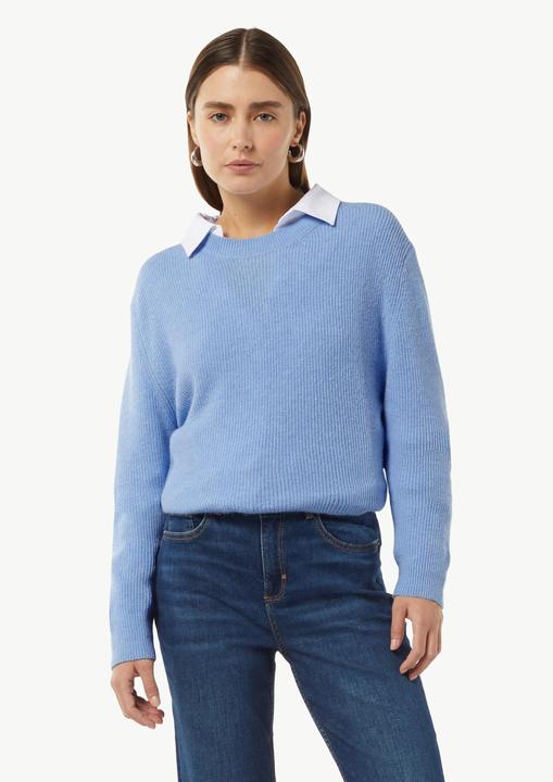 Produktbild Comma Strickpullover Strickpullover mit Rippstruktur (46)