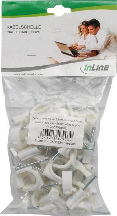 Actual product image InLine Cable clamp 20mm round
