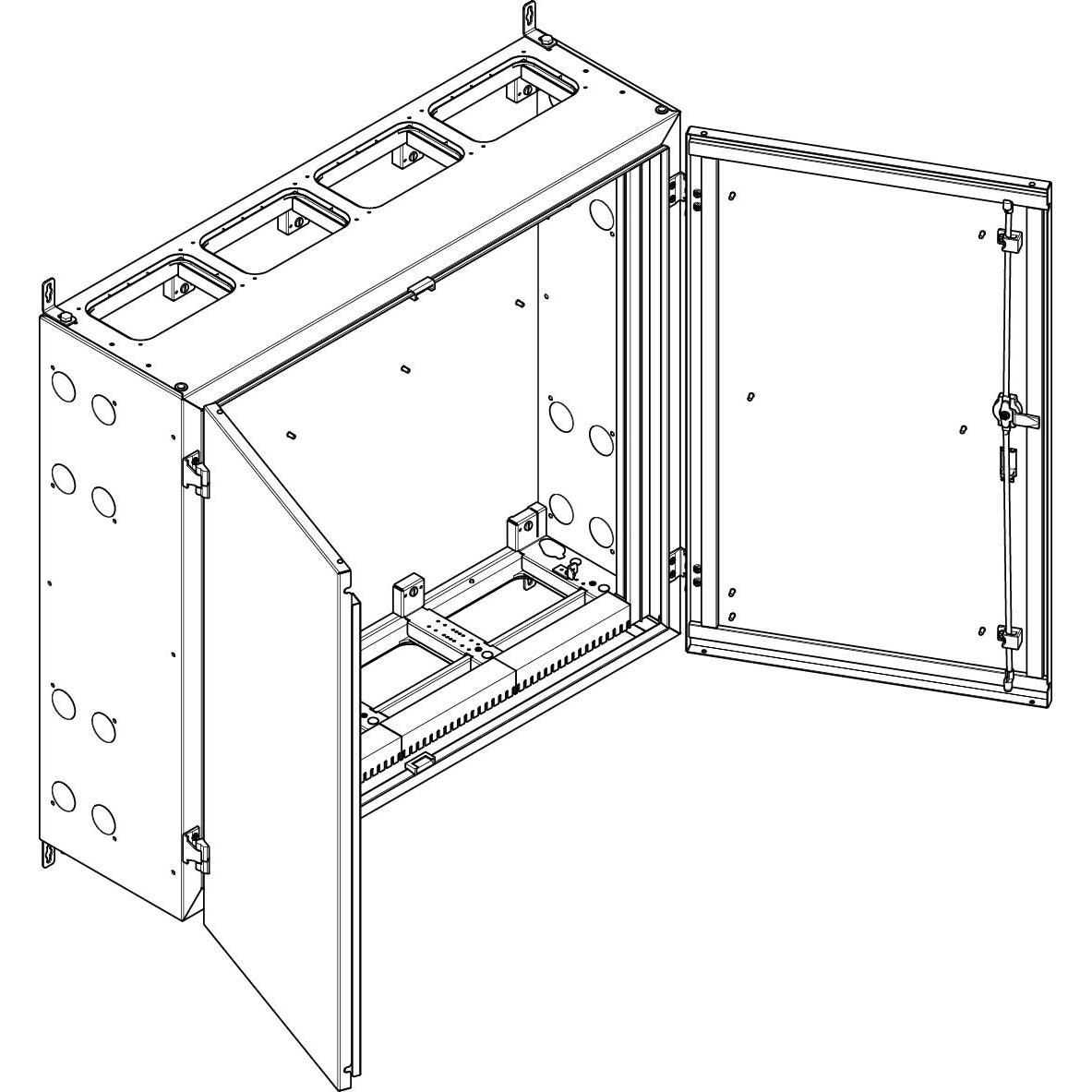 ABN NT46P, Serverschrank Zubehör, Weiss