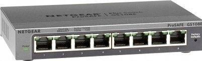 Actual product image Netgear GS108E (8 ports)