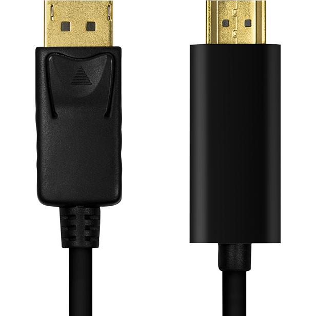 Thumbnail - LogiLink DisplayPort — HDMI (Typ A) (3 m, DisplayPort), Video Kabel