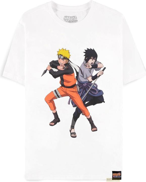 Immagine prodotto Difuzed NARUTO SHIPPUDEN - Sasuke & Naruto - Maglietta Homme (2XL) (XXL)