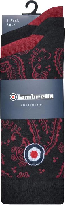 Produktbild Lambretta Socken (3erPack) (3er Pack, 39.5 - 45.5)