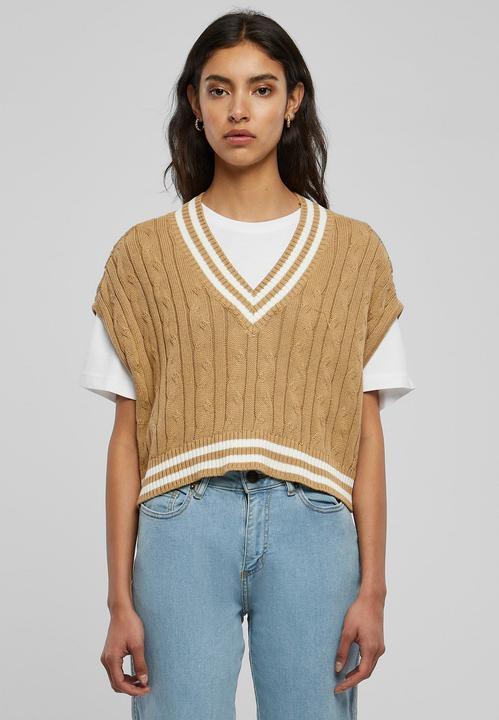 Immagine prodotto Urban Classics Slipover da donna in maglia college (L)