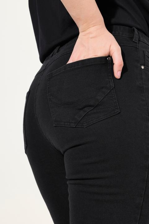 Immagine prodotto Ulla Popken Jeans boot cut modello Marie con taglio della gamba dritto e orlo svasato (50)