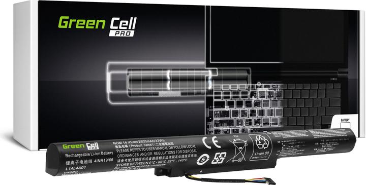 Image du produit GreenCell Batterie d'ordinateur portable PRO L14L4A01 pour Lenovo Z51 Z51-70 - 14.4V - 2600mAh (4 cabines, 2600 mAh)