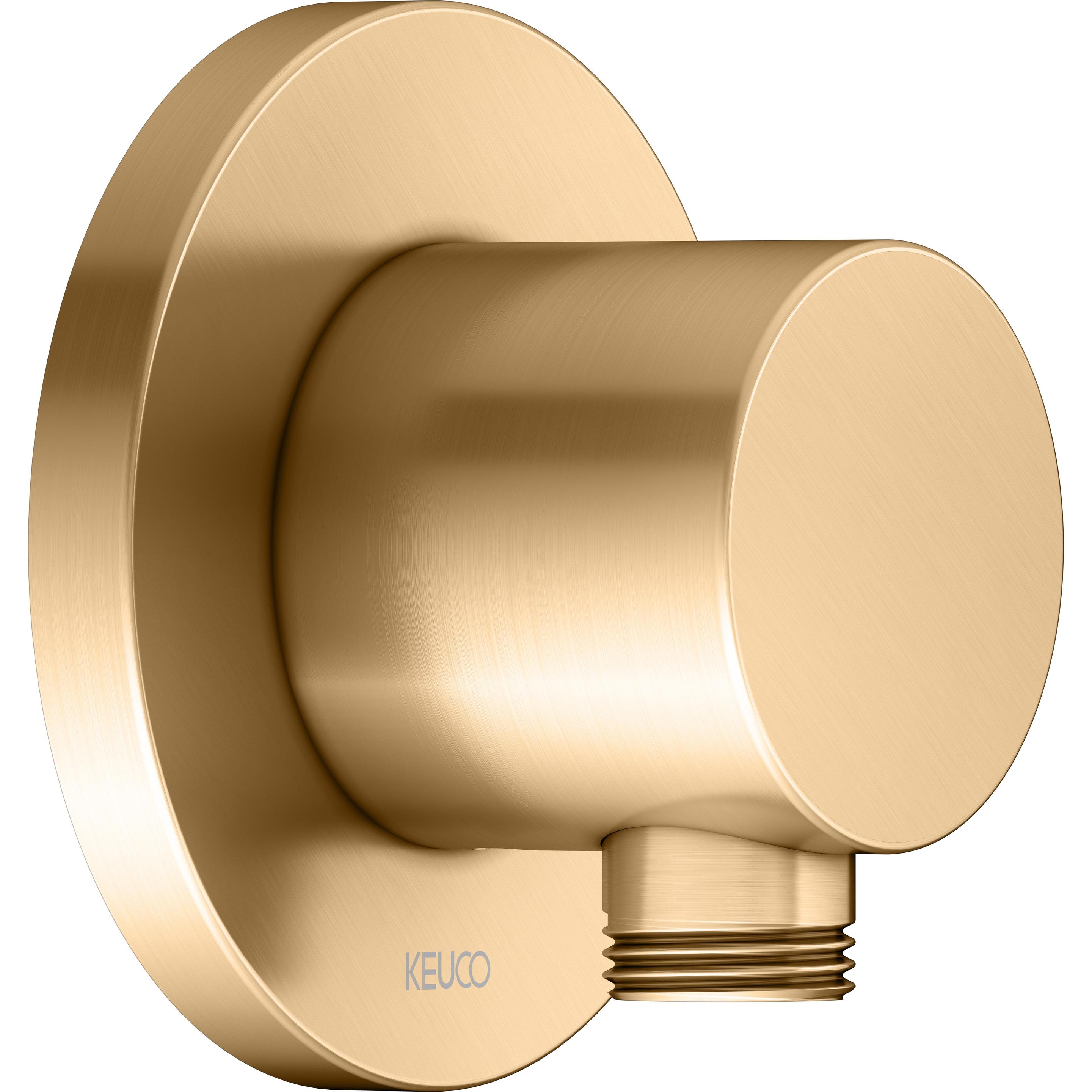 Keuco, Badarmatur, Schlauchanschluss, Rosettenform rund
