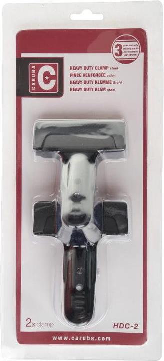Actual product image Caruba Heavy Duty Clamp Steel Set 2 pcs.