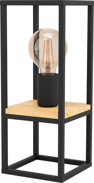 Produktbild EGLO Tischleuchte LIBERTAD 1x E27 Schwarz/Braun (0 lm, E27)
