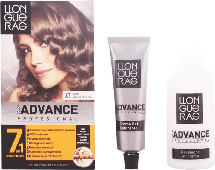 Produktbild Llongueras COLOR ADVANCE #7,1-rubio ceniza (7.1)
