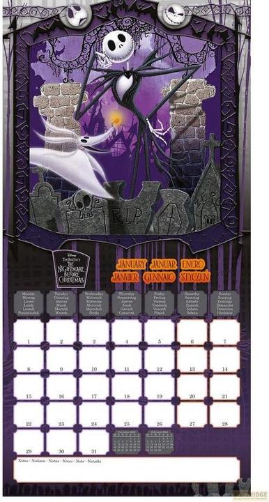 Image du produit Pyramid L'Étrange Noël de monsieur Jack calendrier 2024 (30 x 30 cm)