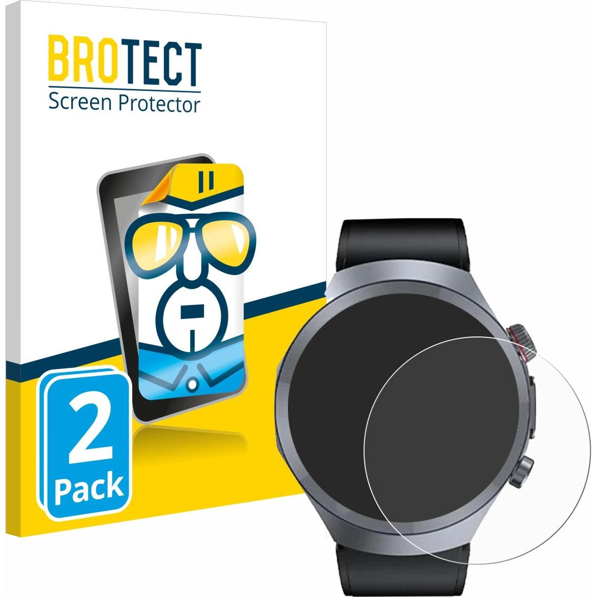 BROTECT Schutzfolie Displayschutz Displayschutzfolie Folie Klar Transparent, Smartwatch Schutzfolie, Transparent