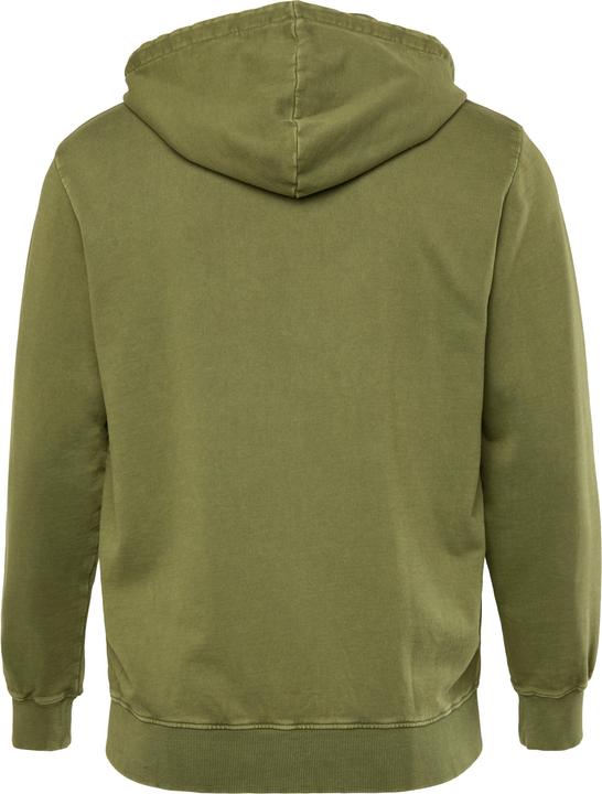 Actual product image JP1880 hoodie jacket, sweat fabric, vintage look, hood, badges, up to 8 XL (5XL)