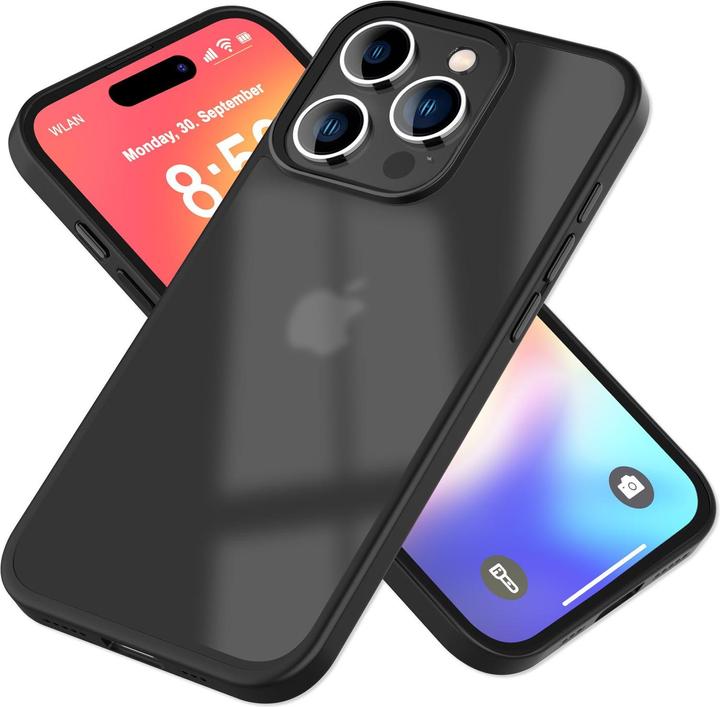 Actual product image Nalia Matte hybrid cover semi-transparent (Apple iPhone 16 Pro Max)