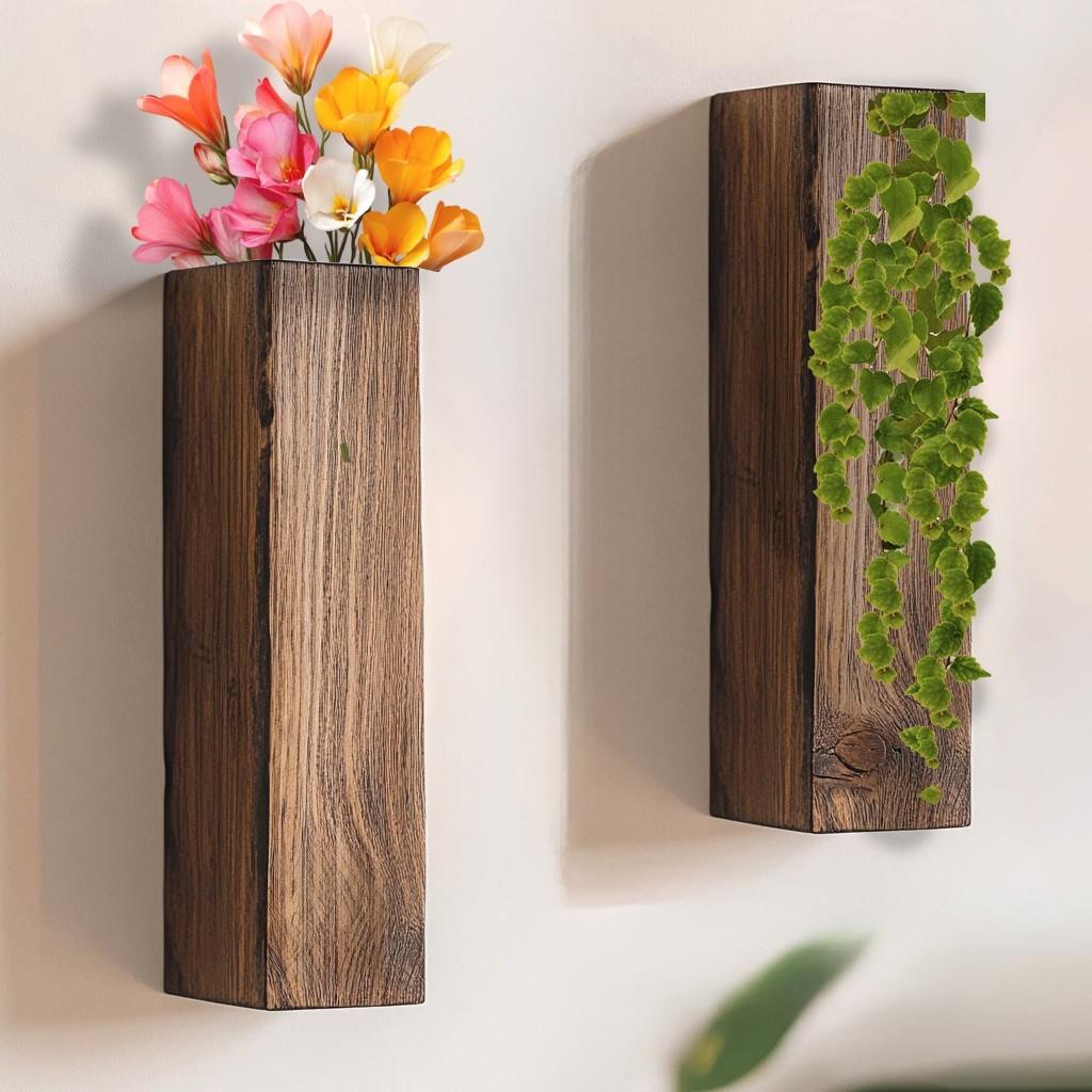 Hanah Home, Scaffale, Nest Decorative Wooden Wall Shelf