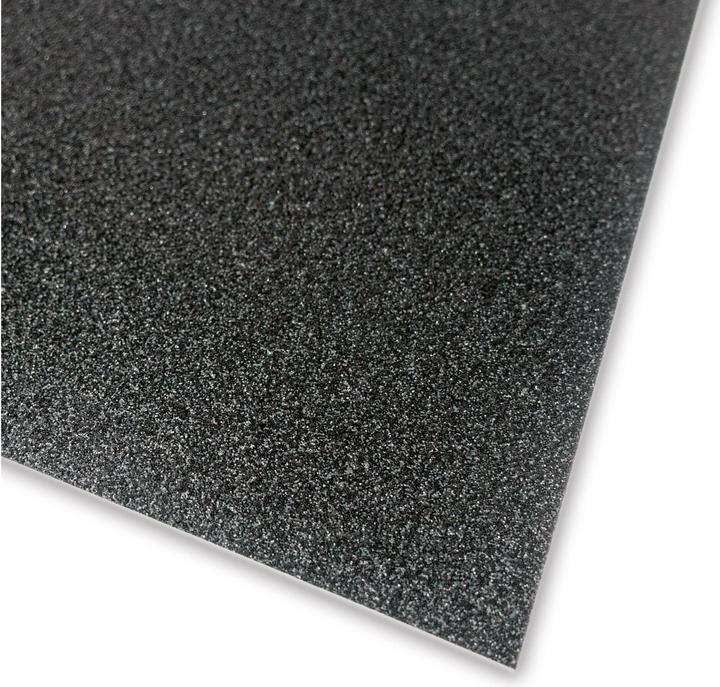 Produktbild Ursus Glitzerkarton A4, 300 gm2, 10 Blatt, Schwarz (330 g/m², 10x)