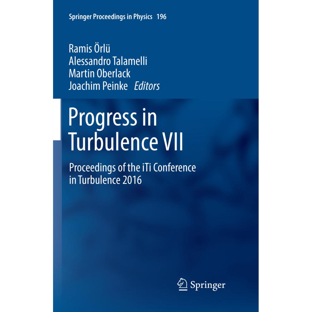 Thumbnail - Progress in Turbulence VII, Fachbücher von Joachim Peinke, Martin Oberlack, Ramis Örlü, Alessandro Talamelli