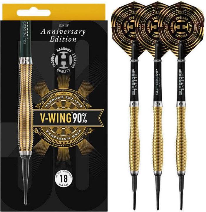 Image du produit Harrows V-Wing Édition Anniversaire Softtip (18 g)