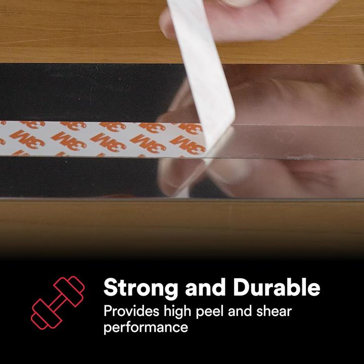 Produktbild 3M GPT -020F Kunststoff-Klebeband doppelseitig, Klar, Stärke 0.202mm, 19mm x 50m (19 mm)