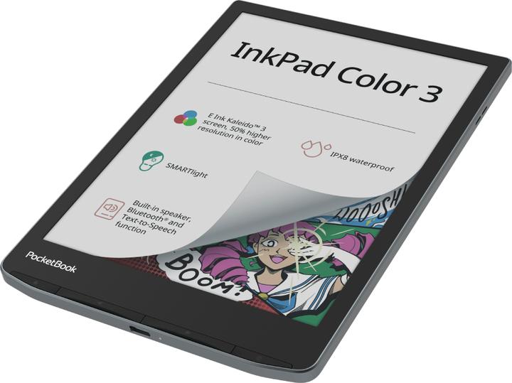 Produktbild PocketBook InkPad Color 3 (7.80", 32 GB, Stormy Sea)