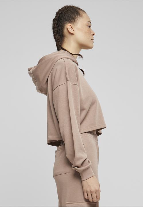 Actual product image Urban Classics Ladies Oversized Cropped Light Terry Hoodie - 159545 (M)