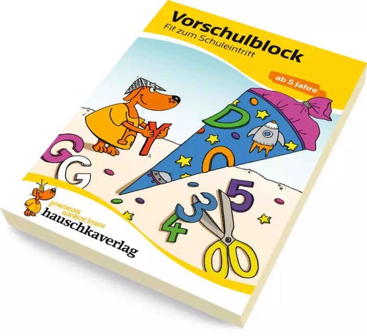Image du produit Vorschulblock - Fit zum Schuleintritt ab 5 Jahre (Allemand, Linda Bayerl, Sabine Dengl, 2016)