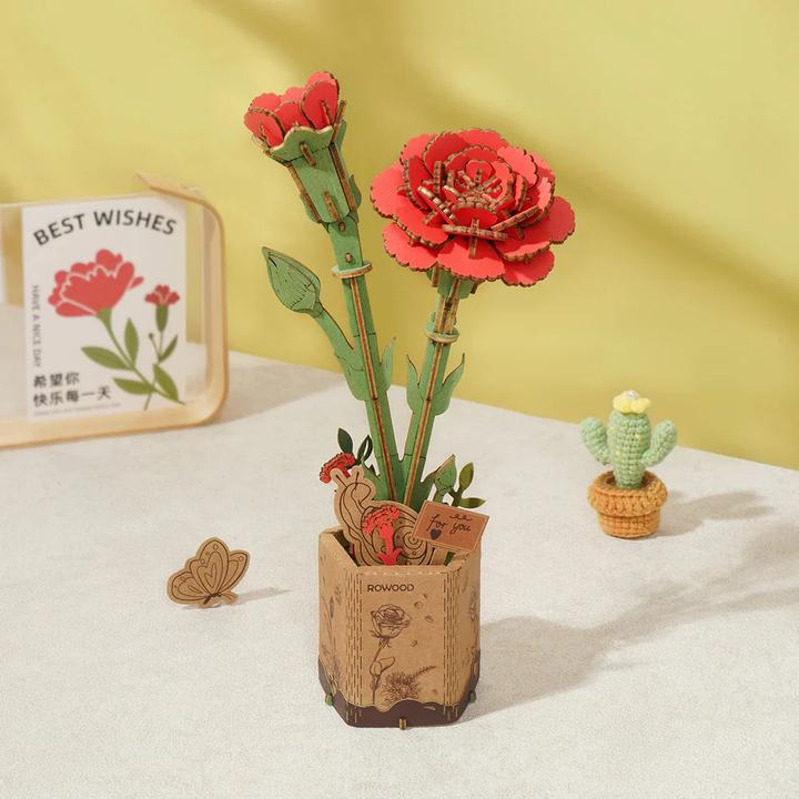 Actual product image Rolife TW052 - Red Carnation
