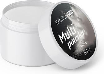Excellent PRO Multi Powder Acrylic Powder White 10g (Wit)
