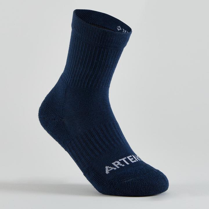 Produktbild Artengo Kinder Tennissocken High 4er-Pack - RS 300 weiss/marineblau (4er Pack, 27 - 30)