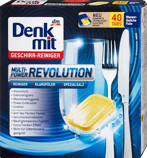 Produktbild dm Denkmit Multi-Power Revolution (Tabs, 40 Waschgänge)