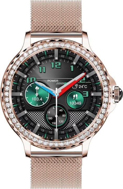 Produktbild RNCF19-1 Damen-Smartwatch Roségold Armband + Armband