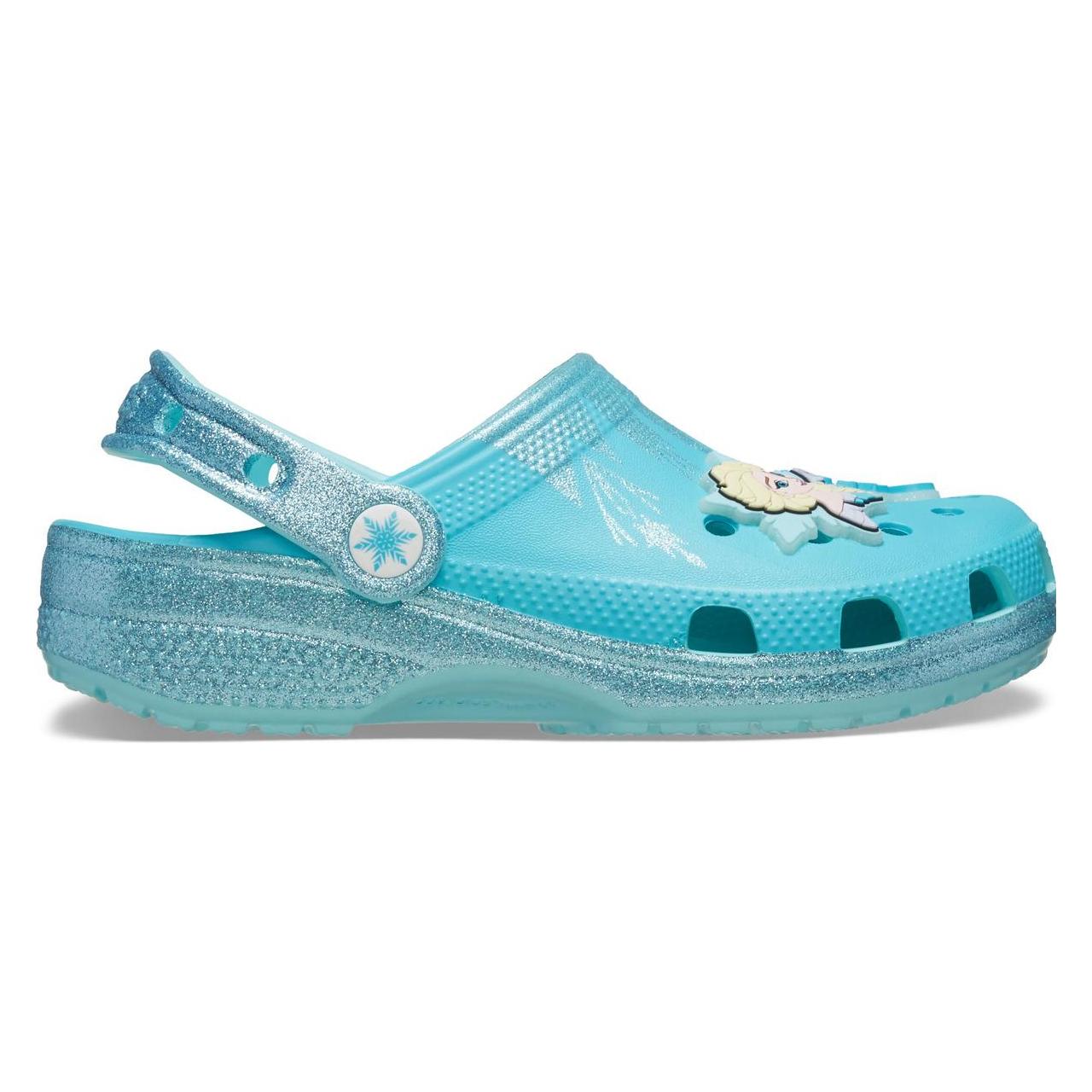 Crocs, Unisex, Hausschuhe, T's Frozen Elsa Classic Clog, Weiss, (23)