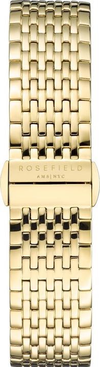 Actual product image Rosefield The Boxy White Sunray Gold (Analogue wristwatch, 26 mm)