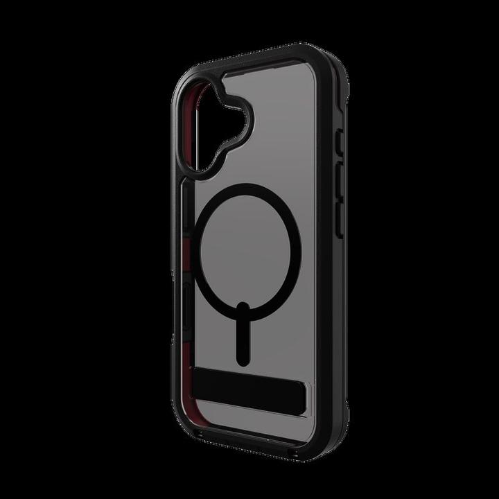 Produktbild Zagg Case für Apple iPhone 17 Rainier Snap mit Kickstand smoke black (Apple iPhone 17)