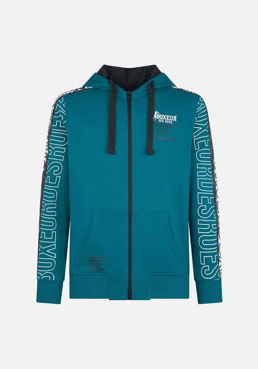 Immagine prodotto Boxeur des Rues Zip integrale con cappuccio e stampe (M)