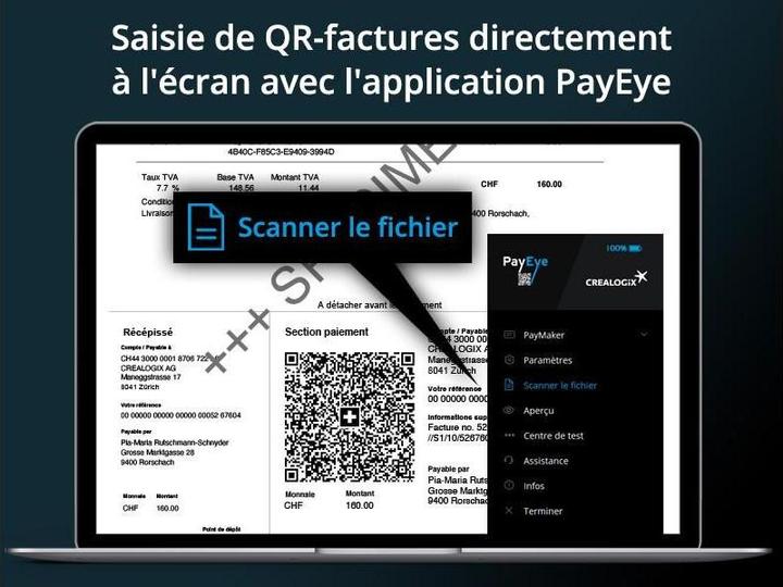 Actual product image Crealogix PayEye (QR Code)
