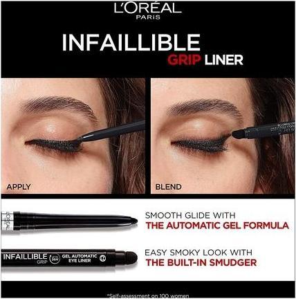 Productafbeelding L'Oréal Paris Infaillible Gel Auto Liner intens zwart 260 (01 Kasjmier noir)