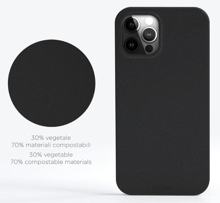 Produktbild Fongex iPhone 12 Pro Max - Eco-Friendly Bio Case schwarz (Apple iPhone 12 Pro Max)